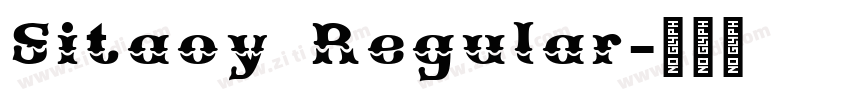 Sitaoy Regular字体转换
